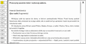 Egzamin ósmoklasisty - Język polski - Quo vadis