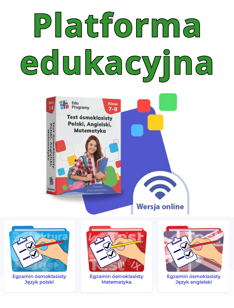 Testy ósmoklasisty - dostęp online